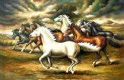unknow artist Horses 051 oil painting on canvas